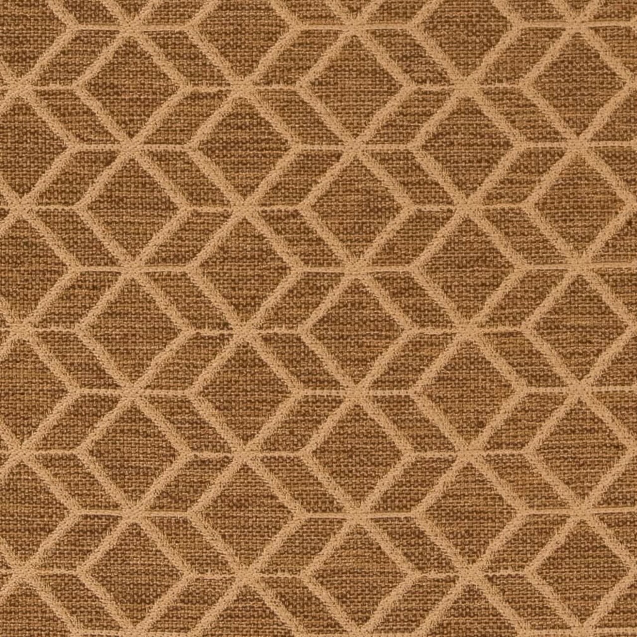 Harvest Geo - Brown Abstract Geometric Upholstery Fabric 54 Inches"